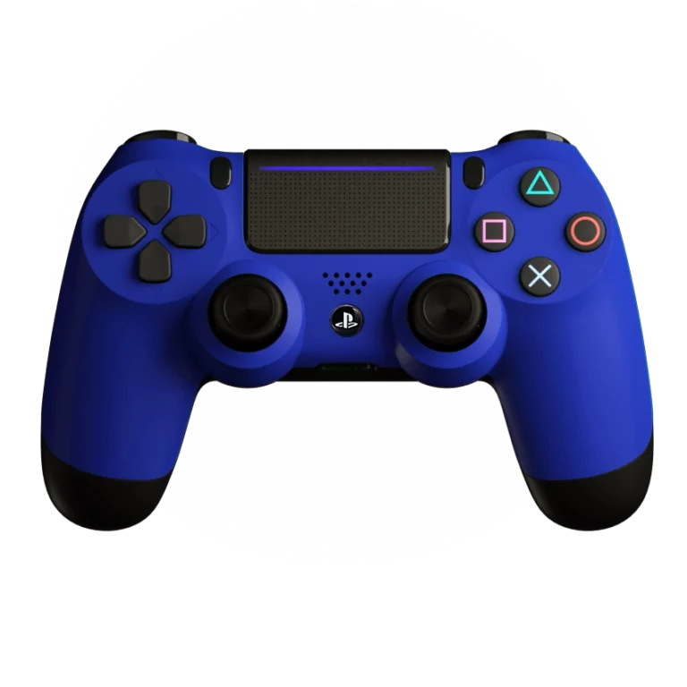 nagashock custom ps4 pro controller blue