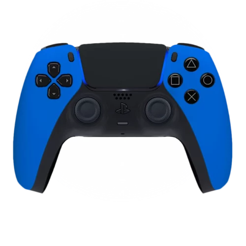 nagashock custom ps5 pro controller soft touch blue