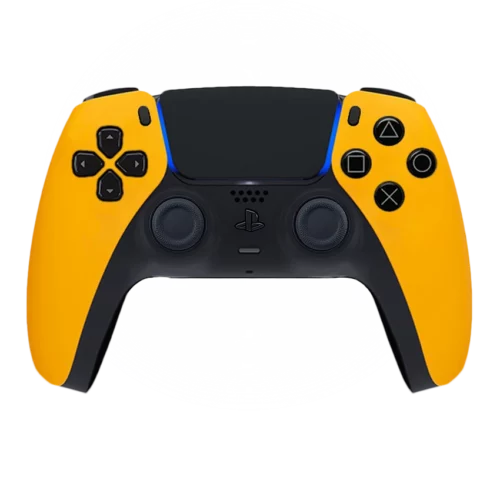 nagashock custom ps5 pro controller soft touch yellow