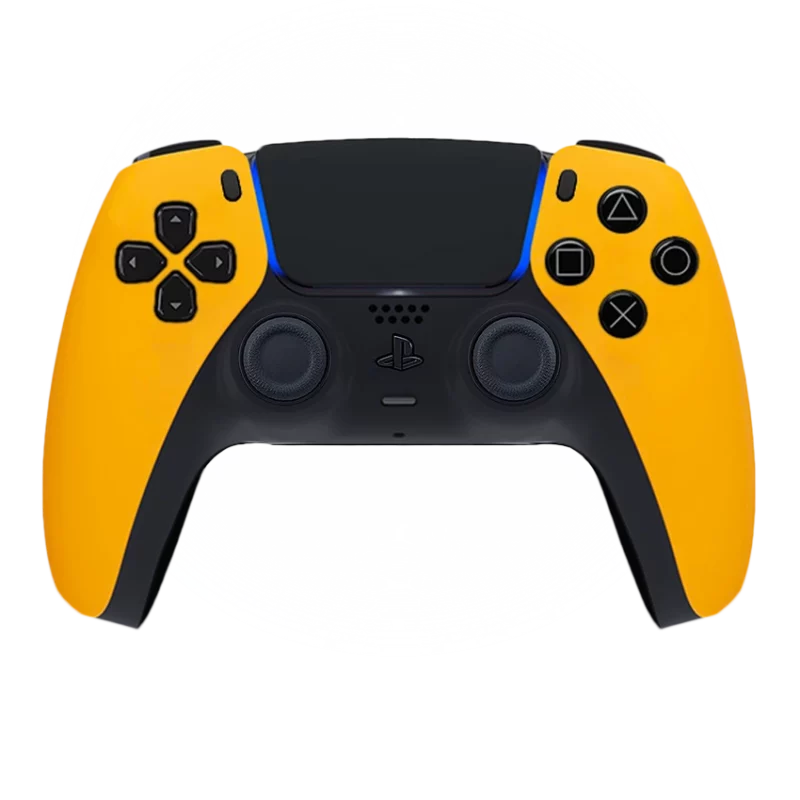 nagashock custom ps5 pro controller soft touch yellow