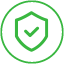 icon shield warranty green