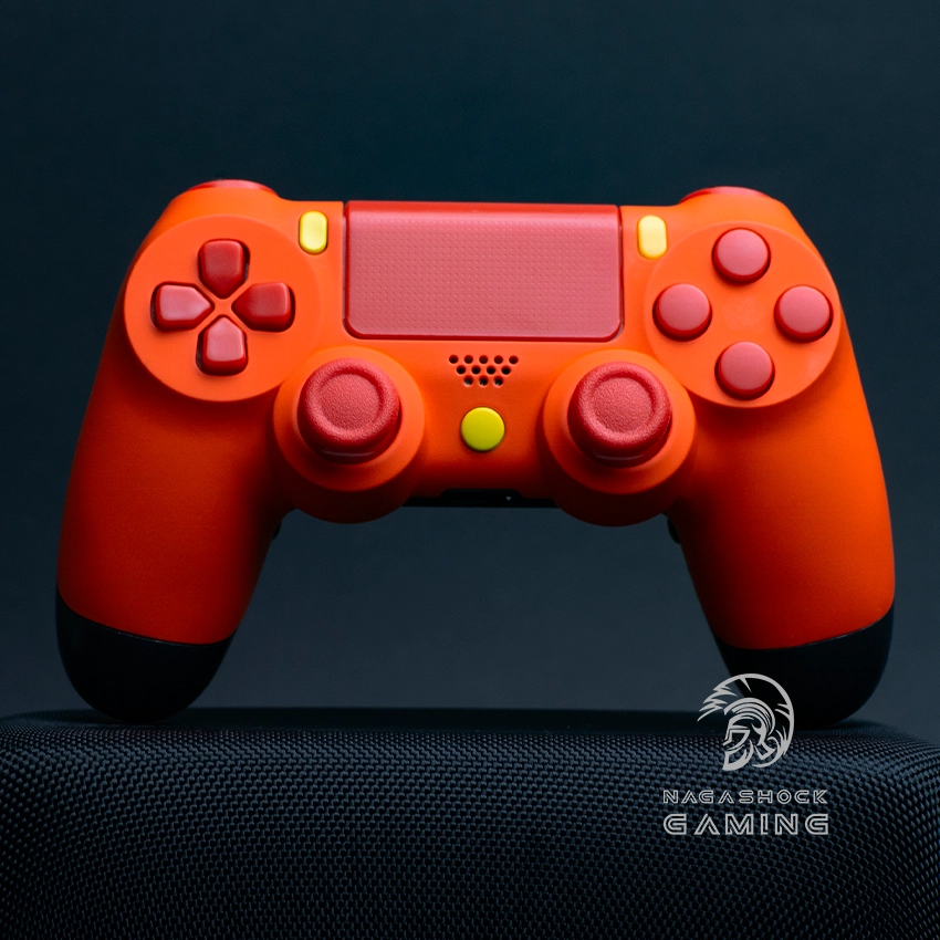 Mando PS4 Personalizado - Scratch Orange MANDOS PS4 PERSONALIZADOS